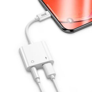 Adaptador Dual Bluetooth Jack 3,5 mm + Carga Lightning COOL - Imagen 3