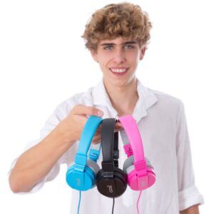 Auriculares Cascos Jack 3,5 mm COOL Toronto Con Micro Azul - Imagen 3