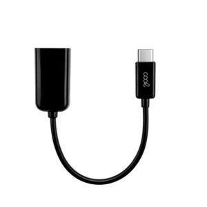 Cable Entrada USB OTG Tipo-C Universal COOL (Negro) - Imagen 3