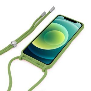 Carcasa COOL para iPhone 12 / 12 Pro Cordón Liso Pistacho - Imagen 2