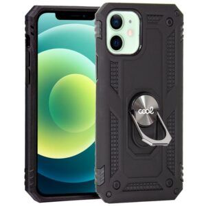 Carcasa COOL para iPhone 12 / 12 Pro Hard Anilla Negro - Imagen 1