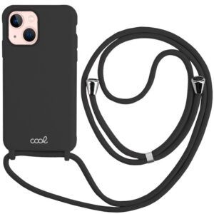 Carcasa COOL para iPhone 13 Cordón Liso Negro - Imagen 1