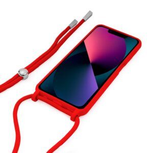Carcasa COOL para iPhone 13 mini Cordón Liso Rojo - Imagen 2