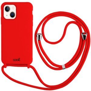 Carcasa COOL para iPhone 13 mini Cordón Liso Rojo - Imagen 1