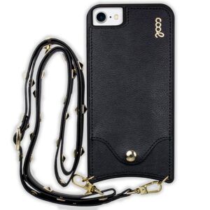 Carcasa COOL para iPhone 7 / 8 / SE (2020) / SE (2022) Correa Pop-Rock Negro - Imagen 2