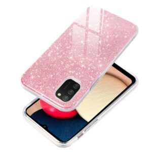 Carcasa COOL para Samsung A025 Galaxy A02s Glitter Rosa - Imagen 2