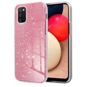 Carcasa COOL para Samsung A025 Galaxy A02s Glitter Rosa - Imagen 1