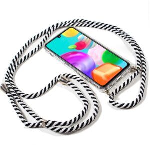 Carcasa COOL para Samsung A415 Galaxy A41 Cordón Blanco-Negro - Imagen 2