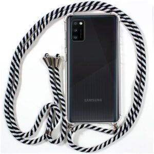Carcasa COOL para Samsung A415 Galaxy A41 Cordón Blanco-Negro - Imagen 1