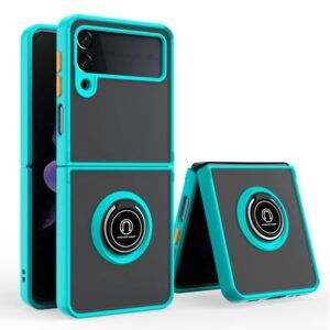 Carcasa COOL para Samsung F711 Galaxy Z Flip 3 Hard Anilla Celeste - Imagen 1