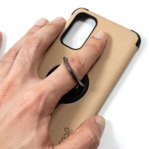 Carcasa COOL para Samsung G980 Galaxy S20 Hard Tela + Anilla (Beige) - Imagen 3