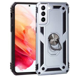 Carcasa COOL para Samsung G990 Galaxy S21 Hard Anilla Plata - Imagen 1