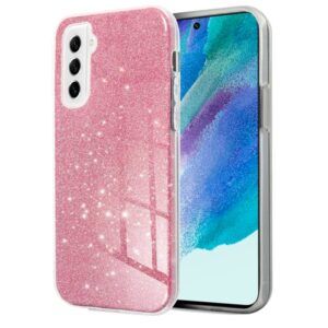 Carcasa COOL para Samsung G990B Galaxy S21 FE Glitter Rosa - Imagen 1
