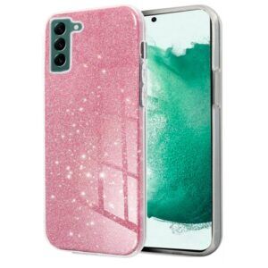 Carcasa COOL para Samsung S906 Galaxy S22 Plus Glitter Rosa - Imagen 1