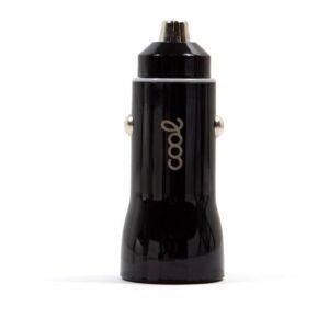 Cargador Coche Universal Doble Entrada Usb COOL Negro 2.4 Amp - Imagen 3