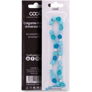 Colgante COOL Universal Smartphone Pulsera Strap Blue Stars - Imagen 3