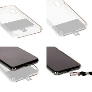 Cordón Colgante COOL Universal con Tarjeta para Smartphone Fucsia - Imagen 3