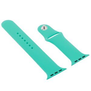 Correa COOL para Apple Watch Series 1 / 2 / 3 / 4 / 5 / 6 / 7 / 8 / 9 / SE (38 / 40 / 41 mm) Goma Mint - Imagen 3