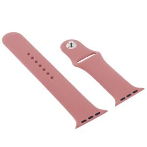 Correa COOL para Apple Watch Series 1 / 2 / 3 / 4 / 5 / 6 / 7 / 8 / 9 / SE (38 / 40 / 41 mm) Goma Rosa - Imagen 3