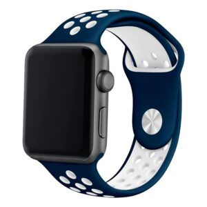 Correa COOL para Apple Watch Series 1 / 2 / 3 / 4 / 5 / 6 / 7 / 8 / 9 / SE (38 / 40 / 41 mm) Sport Azul - Imagen 1