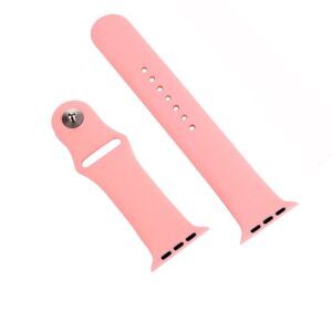 Correa COOL para Apple Watch Series 1 / 2 / 3 / 4 / 5 / 6 / 7 / 8 / 9 / SE (42 / 44 / 45 mm) Goma Rosa - Imagen 3