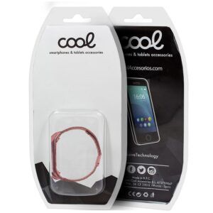 Correa COOL para Xiaomi Mi Band 5 / 6 / 7 / Amazfit Band 5 Metal Rosa - Imagen 3