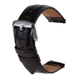 Correa Universal 20mm Amazfit Bip / GTS / Bip Lite / Huawei / Samsung / COOL Polipiel Negro - Imagen 3