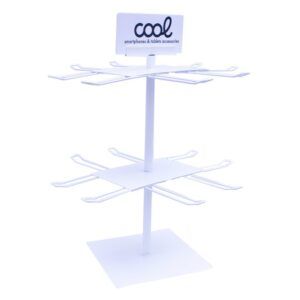 Expositor COOL Accesorios Metalico Giratorio Sobremesa (Blanco) - Imagen 3