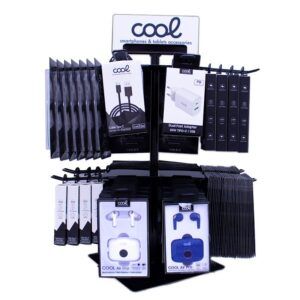 Expositor COOL Accesorios Metalico Giratorio Sobremesa (Negro) - Imagen 3