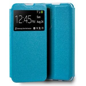 Funda COOL Flip Cover para Huawei P Smart 2021 Liso Celeste - Imagen 1