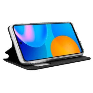 Funda COOL Flip Cover para Huawei P Smart 2021 Liso Negro - Imagen 2