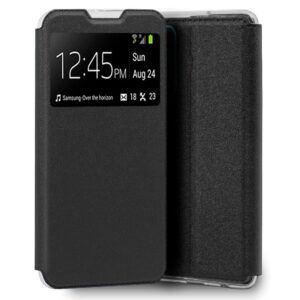 Funda COOL Flip Cover para Huawei P Smart 2021 Liso Negro - Imagen 1