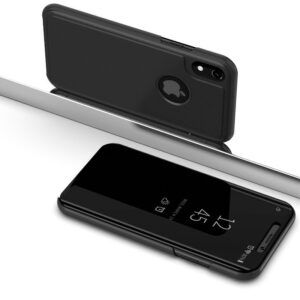Funda COOL Flip Cover para iPhone XS Max Clear View Negro - Imagen 3