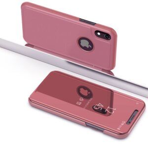 Funda COOL Flip Cover para iPhone XS Max Clear View Rosa - Imagen 3