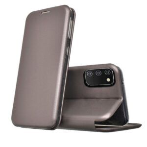 Funda COOL Flip Cover para Samsung A037 Galaxy A03s Elegance Plata - Imagen 1