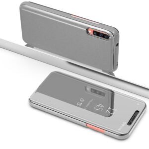 Funda COOL Flip Cover para Samsung A705 Galaxy A70 Clear View Plata - Imagen 3