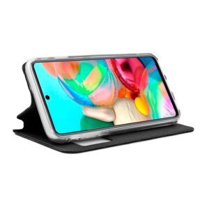 Funda COOL Flip Cover para Samsung A715 Galaxy A71 Liso Negro - Imagen 2