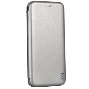 Funda COOL Flip Cover para Xiaomi Mi 10 Lite Elegance Plata - Imagen 3