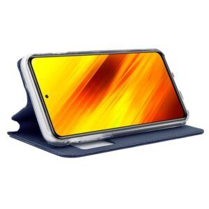 Funda COOL Flip Cover para Xiaomi Pocophone X3 / X3 Pro Liso Azul - Imagen 2
