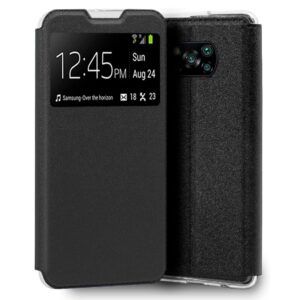 Funda COOL Flip Cover para Xiaomi Pocophone X3 / X3 Pro Liso Negro - Imagen 1