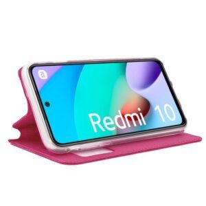 Funda COOL Flip Cover para Xiaomi Redmi 10 / Redmi 10 2022 Liso Rosa - Imagen 2