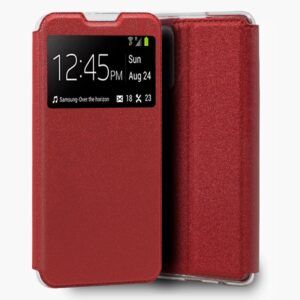 Funda COOL Flip Cover para Xiaomi Redmi Note 10 / Note 10S / Poco M5s Liso Rojo - Imagen 1