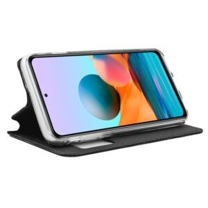 Funda COOL Flip Cover para Xiaomi Redmi Note 10 Pro Liso Negro - Imagen 2