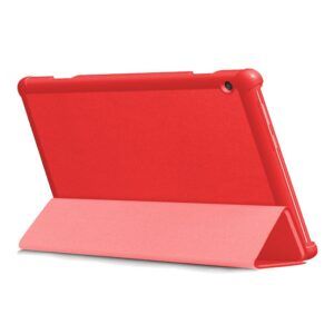 Funda COOL para Huawei Matepad T10s Polipiel Liso Rojo 10.1 pulg - Imagen 3