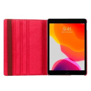 Funda COOL para iPad (2019 / 2020 / 2021) 10,2 pulg Giratoria Polipiel Rojo - Imagen 3