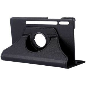 Funda COOL para Samsung Galaxy Tab S7 Plus / Tab S8 Plus Polipiel Liso Negro 12.4 pulg - Imagen 3