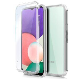 Funda COOL Silicona 3D para Samsung A226 Galaxy A22 5G (Transparente Frontal + Trasera) - Imagen 1