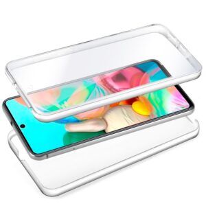 Funda COOL Silicona 3D para Samsung A715 Galaxy A71 (Transparente Frontal + Trasera) - Imagen 2