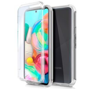 Funda COOL Silicona 3D para Samsung A715 Galaxy A71 (Transparente Frontal + Trasera) - Imagen 1