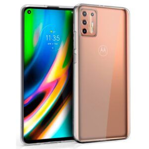 Funda COOL Silicona para Motorola Moto G9 Plus (Transparente) - Imagen 1